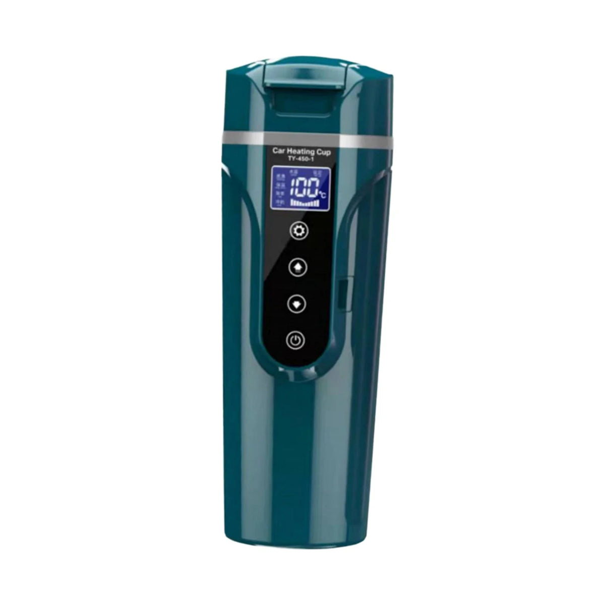 Green Car Heating Cup Water Boiler with LCD Display T66201