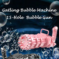 Pink 15-Hole Automatic Bubble Machine Gun K66740