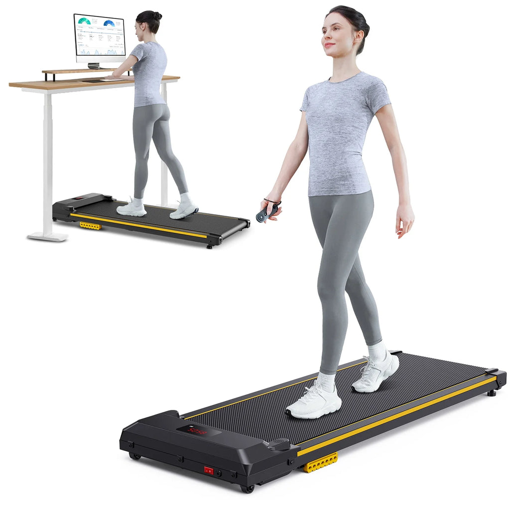 2 in 1 Under Desk Treadmill with Remote Control W373