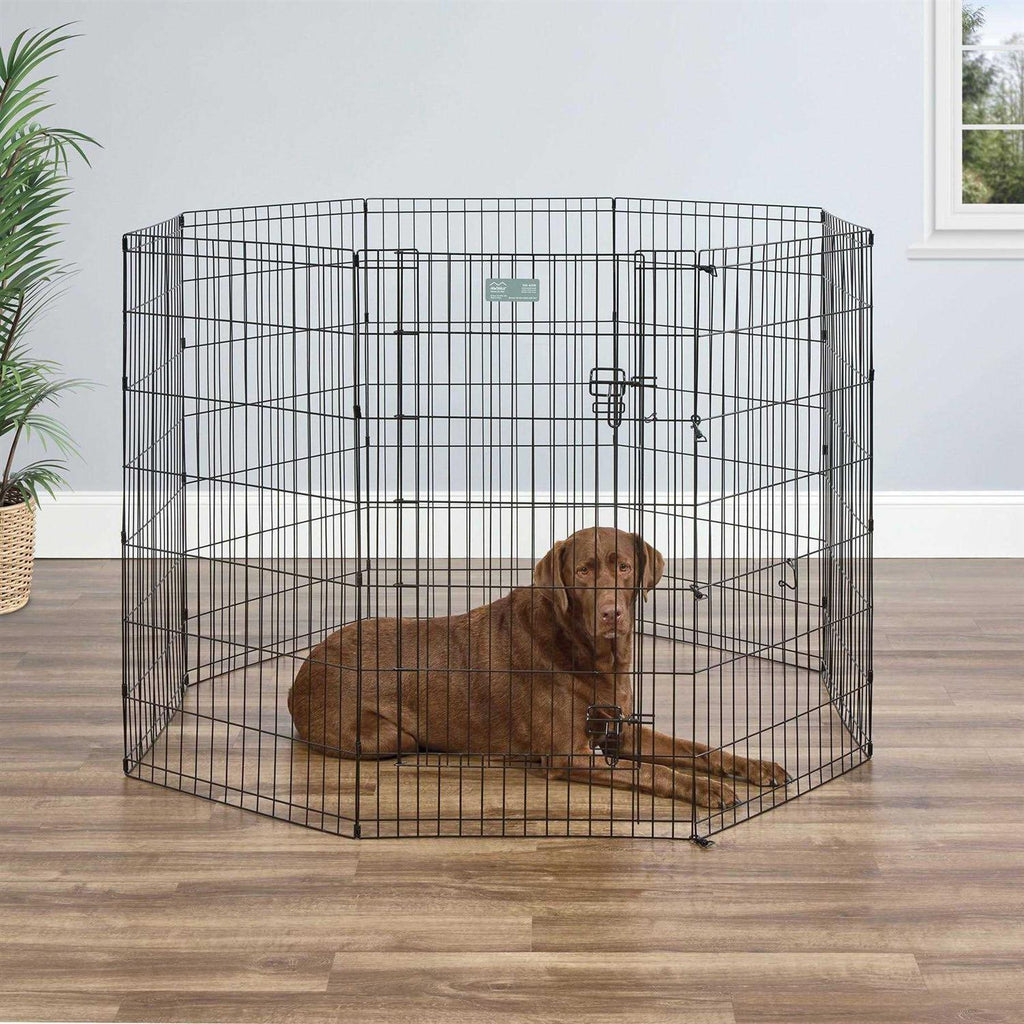 Black Exercise Pen with Door D966275