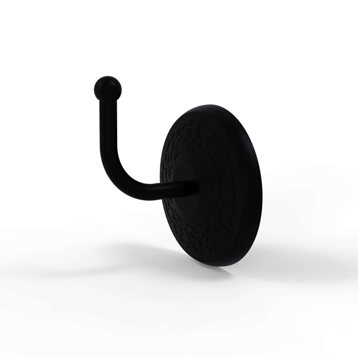 Matte Black Robe Hook Q627