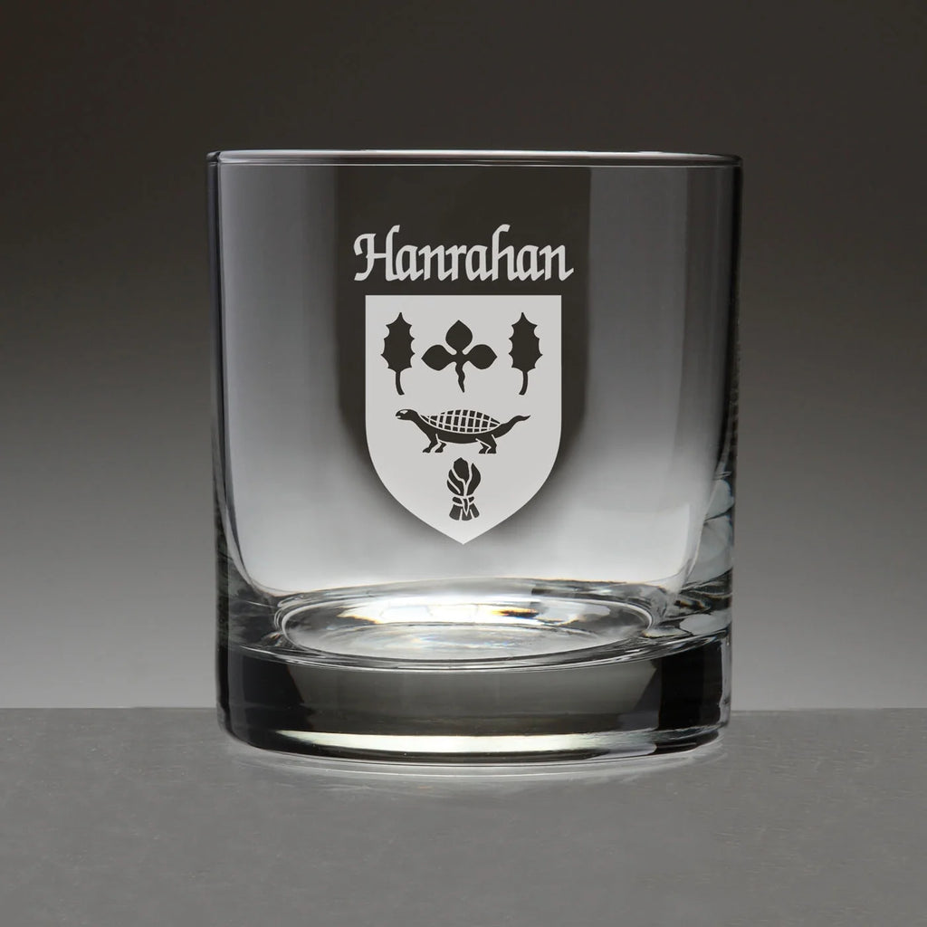 Set of 4 Etched Tumbler Glasses E929653