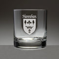 Set of 4 Etched Tumbler Glasses E929653