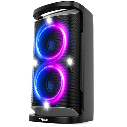 Portable Bluetooth Party Speaker 160W Deep Bass with Led Light Show A732