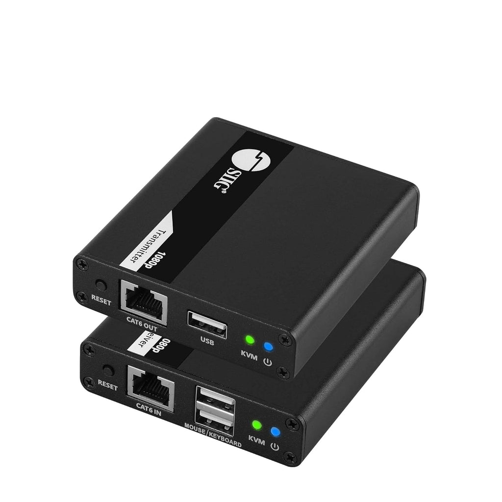 HDMI KVM Extender over CAT6/6e/7 Cable, 1080p 60Hz, Transmitter & Receiver Y2566