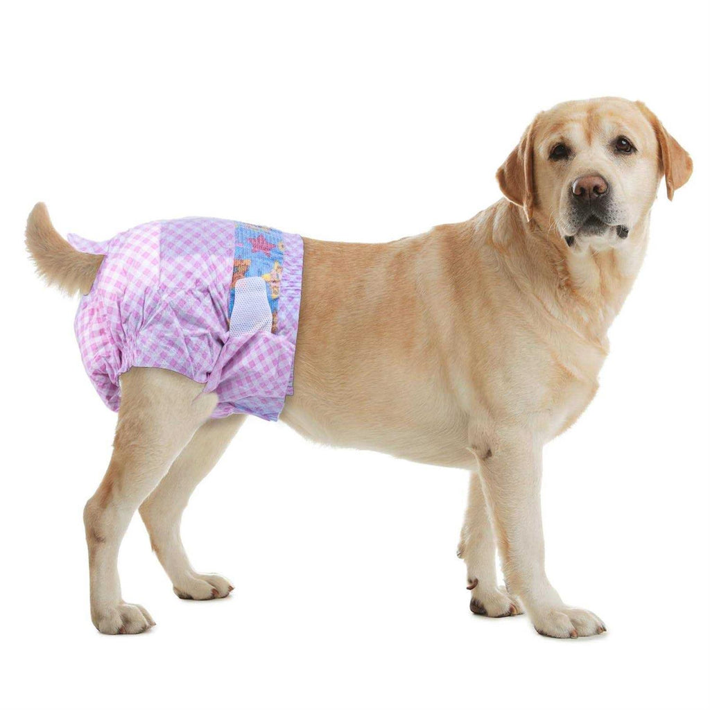 Disposable Female Dog Diapers with Adjustable Elastic Waistline T223