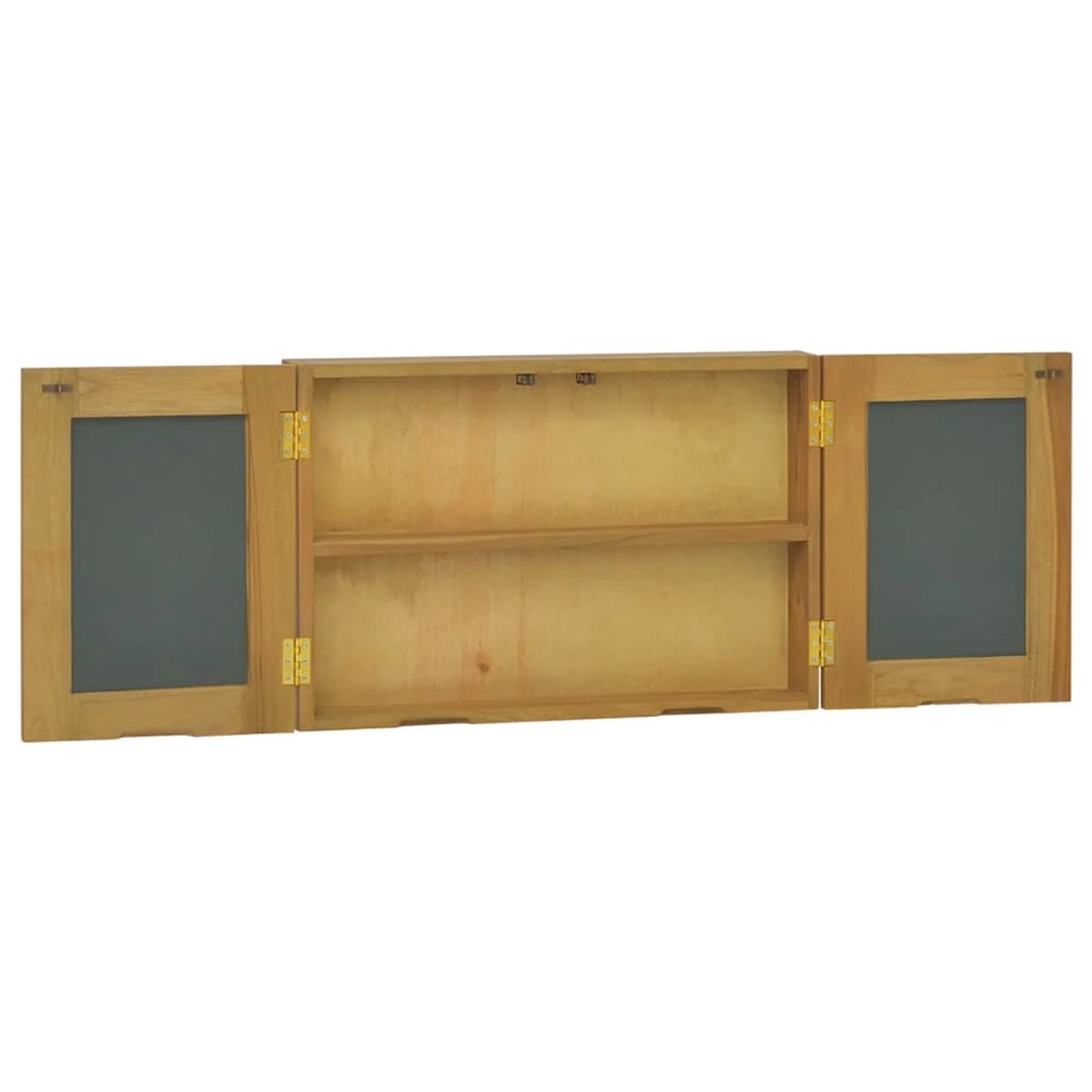 Solid Wood Teak Mirror Cabinet A276