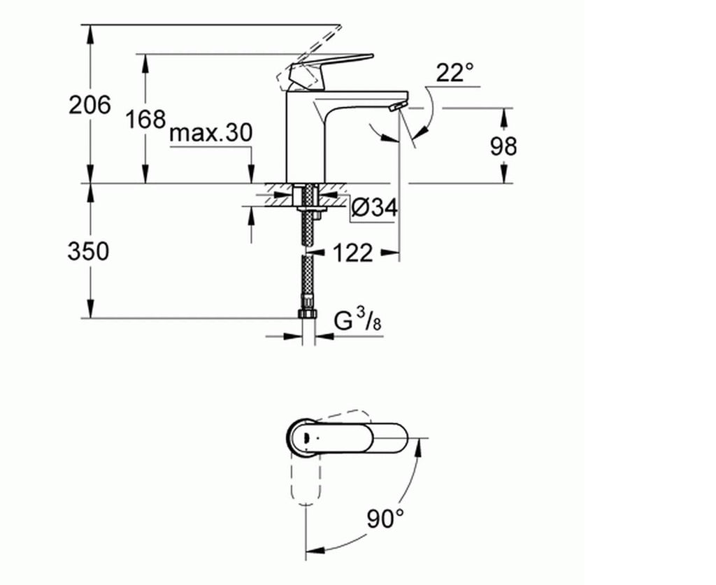Single Lever Basin Mixer I388367