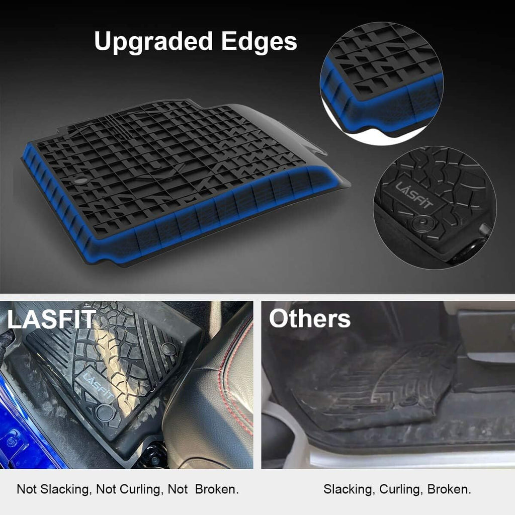 Black TPE Floor Liners for Honda Accord Sedan 2018-2022 T7492