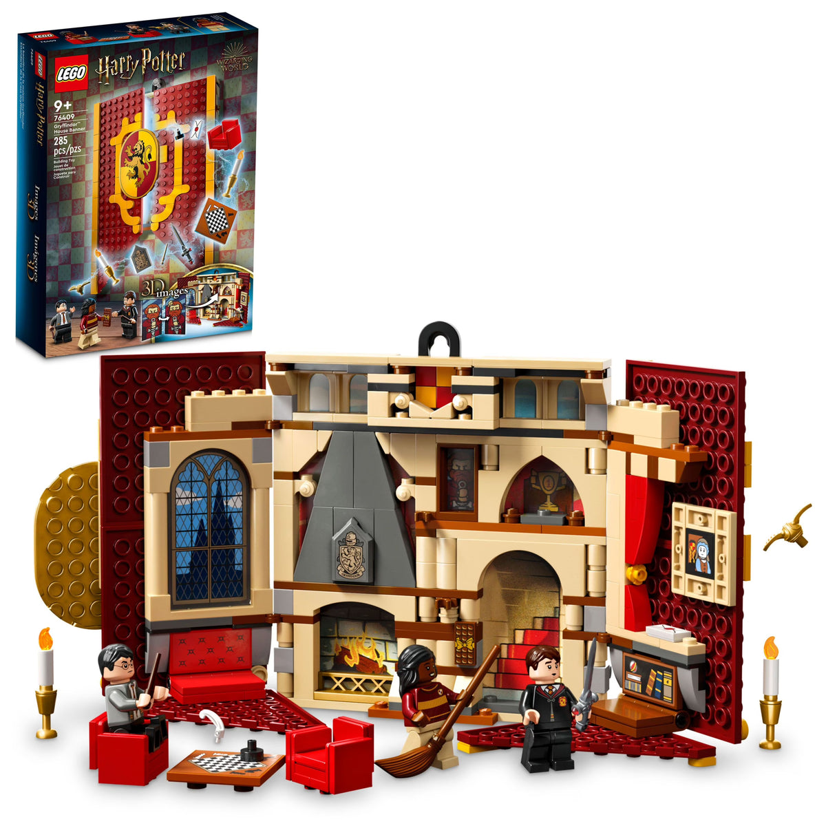 LEGO Harry Potter Gryffindor House Banner Set 76409 with 3 Minifigures T628071