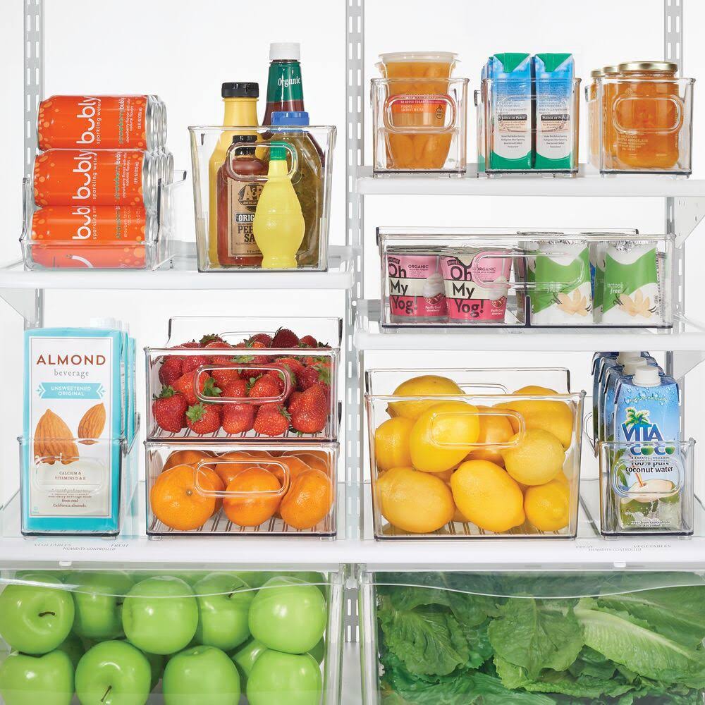 4 Pack Clear Plastic Food Storage Bin L267