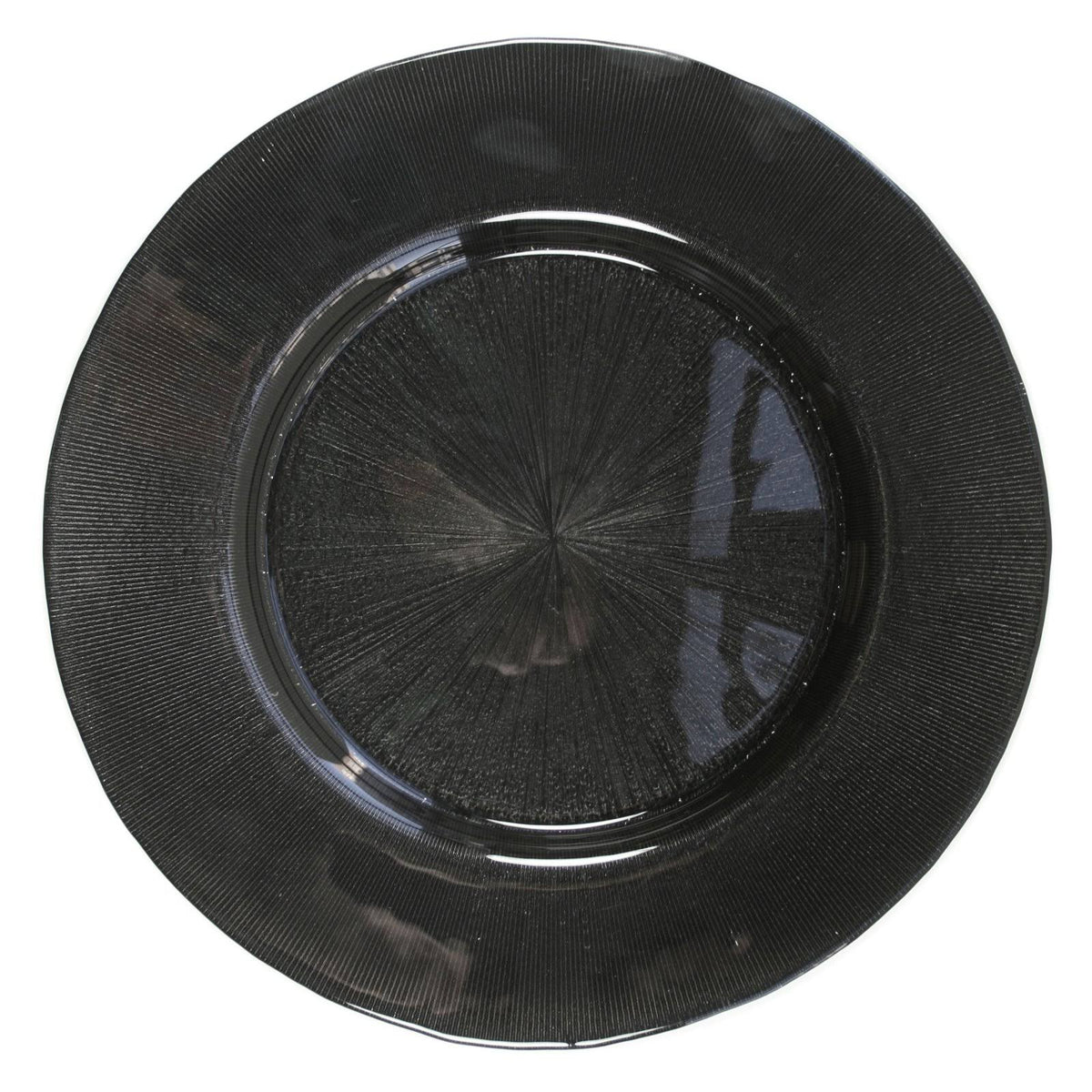 Black Glass Charger S639