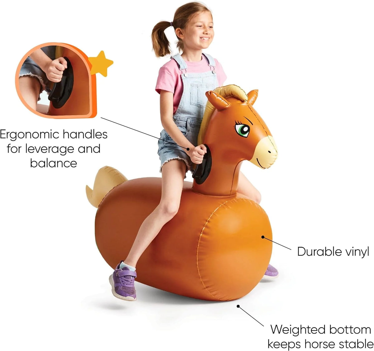 Inflatable Bouncy Horse Set of 2 T916