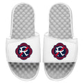 White New England Revolution Slide Sandals P821