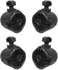 Black 6.5" 250w Marine Wakeboard Tower Speakers D893772