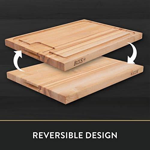 Maple Cutting/Carving Board with Juice Groove 18 x 24 x 1.5 Inches G946832
