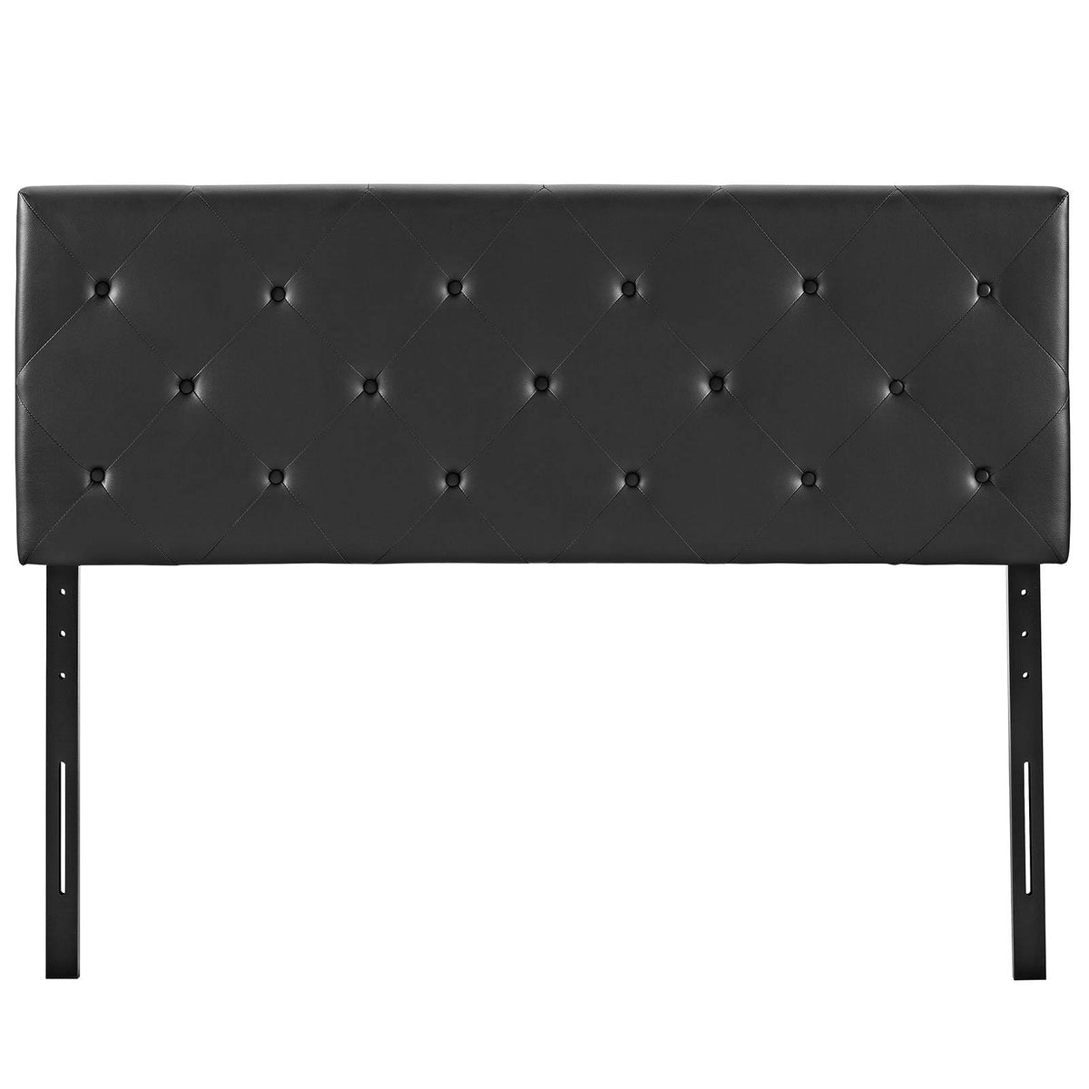 Black Full Vinyl Headboard P499