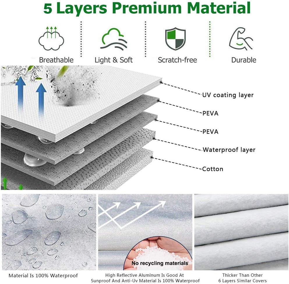 5 Layers Waterproof Truck Cover Pack of 2 R763818