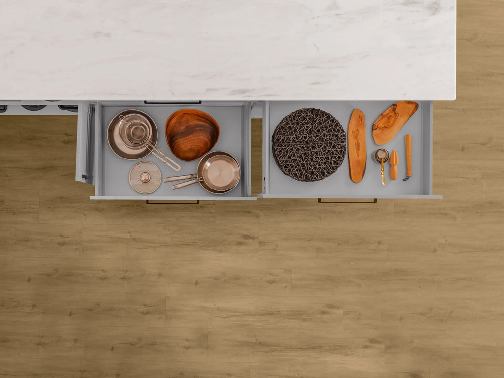 Natural Oak Stone Composite LVP Flooring 300 Sq ft Y11656