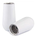 Champagne Toasting Flutes Stainless Steel Insulated 6 Ounce Set of 2 V90104