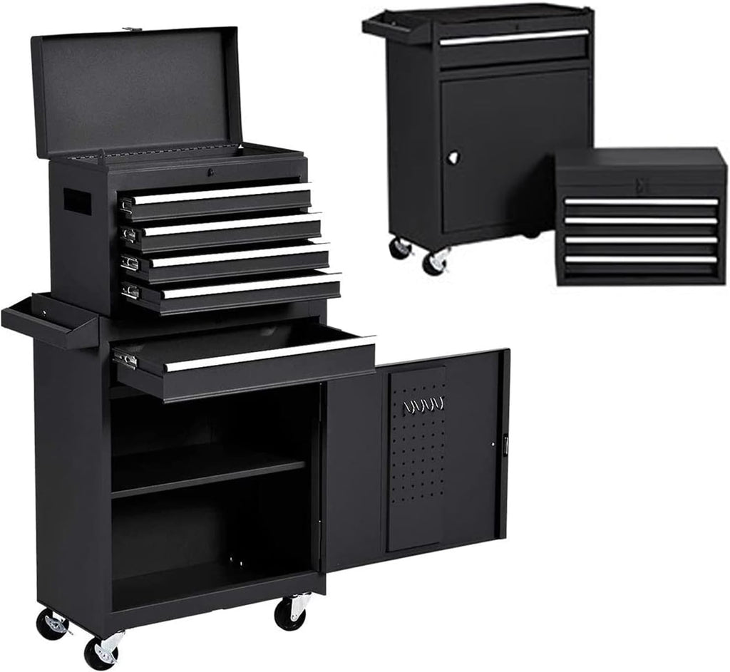5-Drawer Rolling Tool Chest with Lockable Drawers A28812