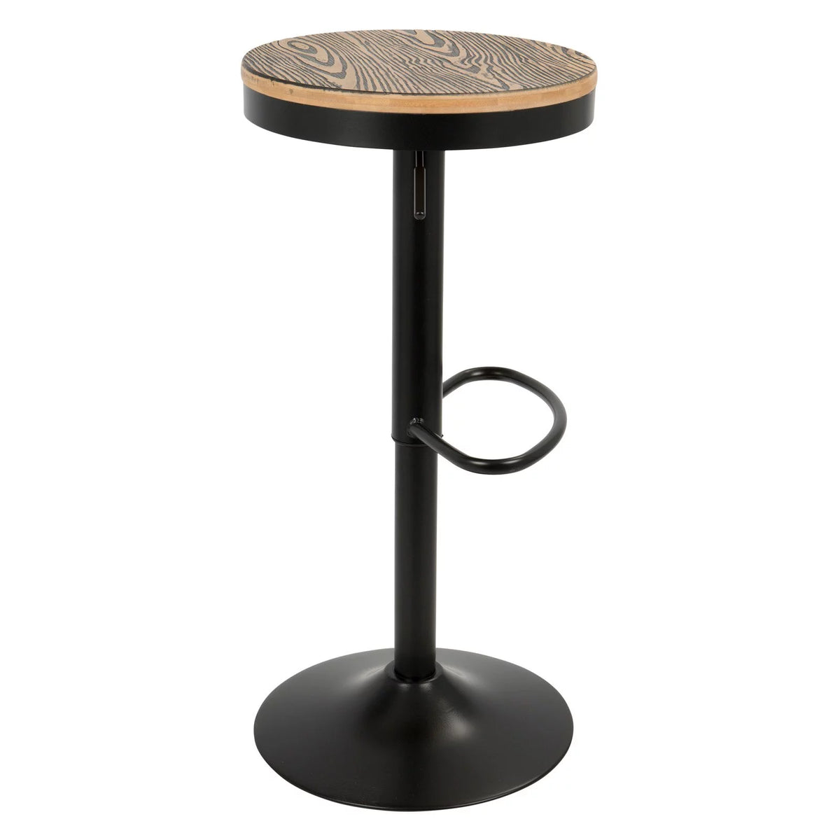 Adjustable Wood Bar Stool Set of 2 E697