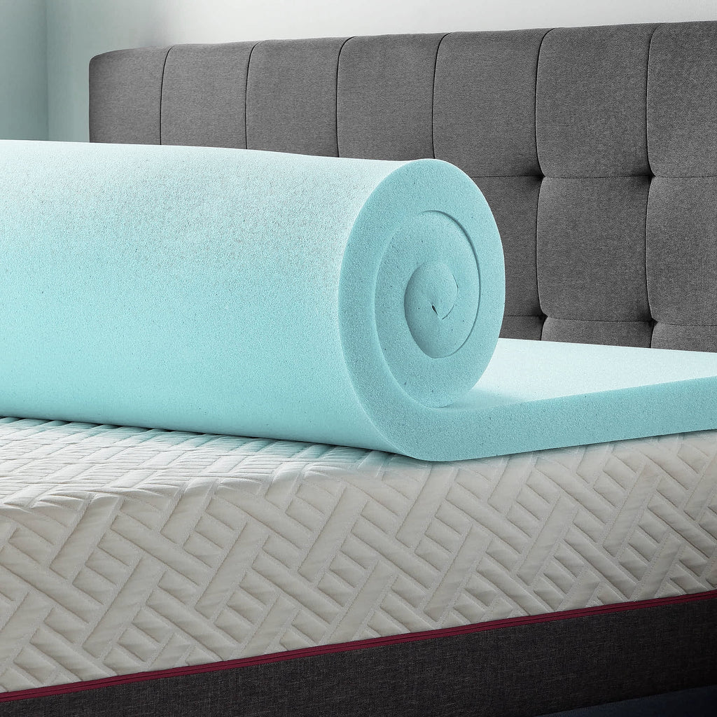 3" Cooling Gel Memory Foam Mattress Topper, Twin-XL Z988312