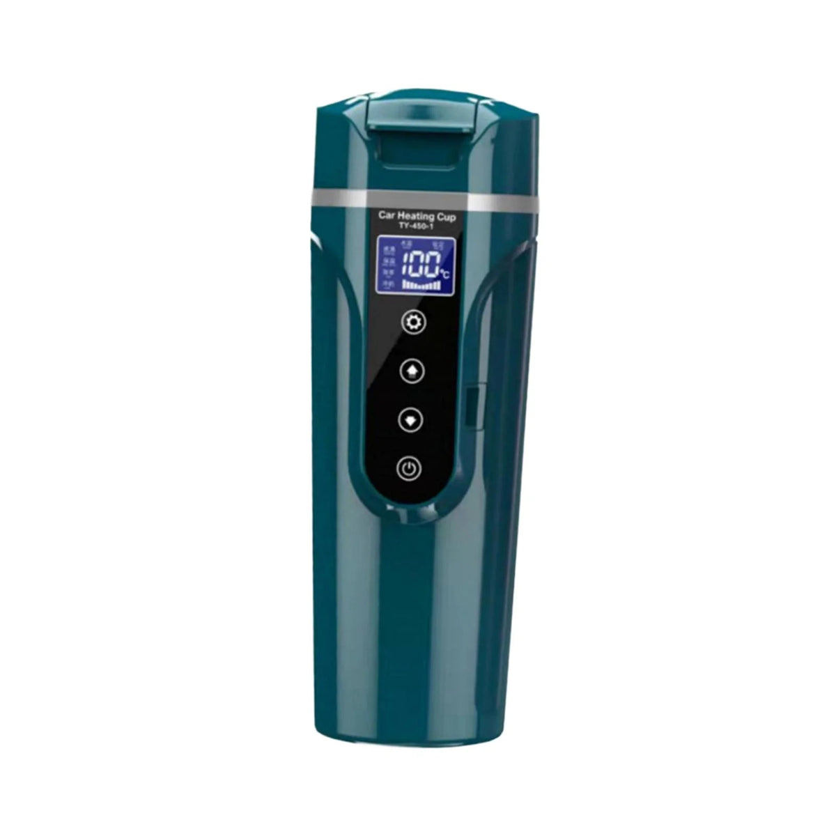 Green Car Heating Cup Water Boiler with LCD Display T66201