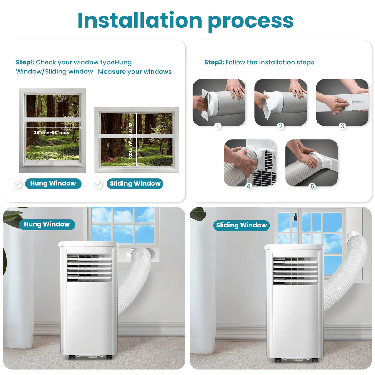 5000 BTU Portable Air Conditioner S34016