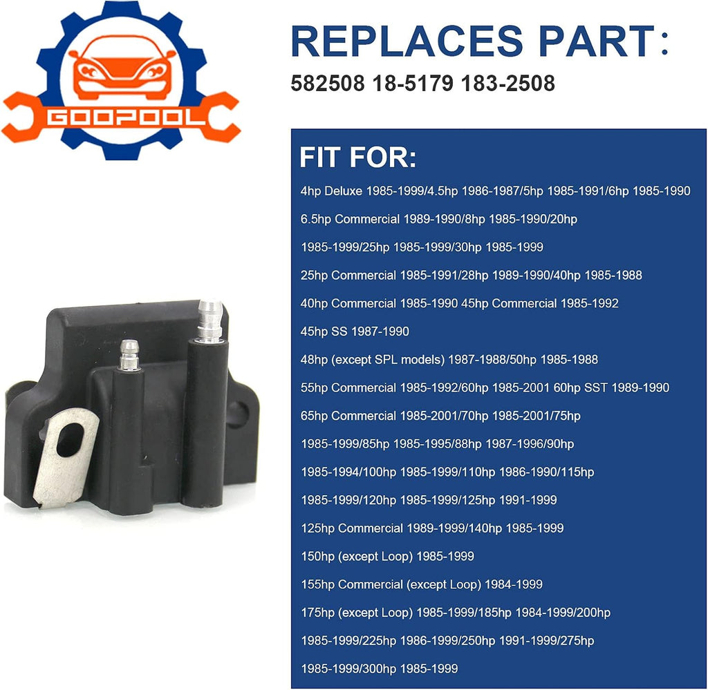Ignition Coil 4PCS Pack of 2 J399