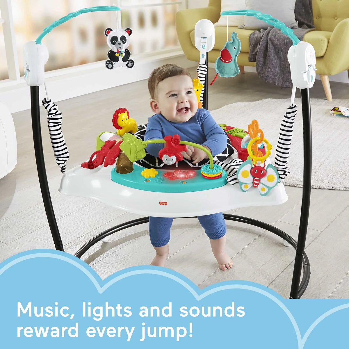 Baby Bouncer Activity Center with Music and Lights U62760