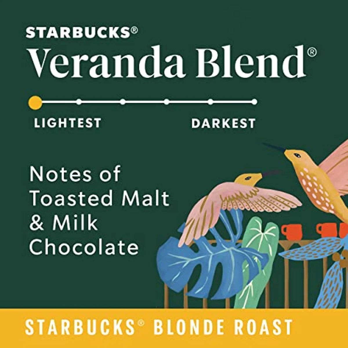 Light Blonde Roast Ground Coffee, 18 Ounce (Pack Of 6) W924321