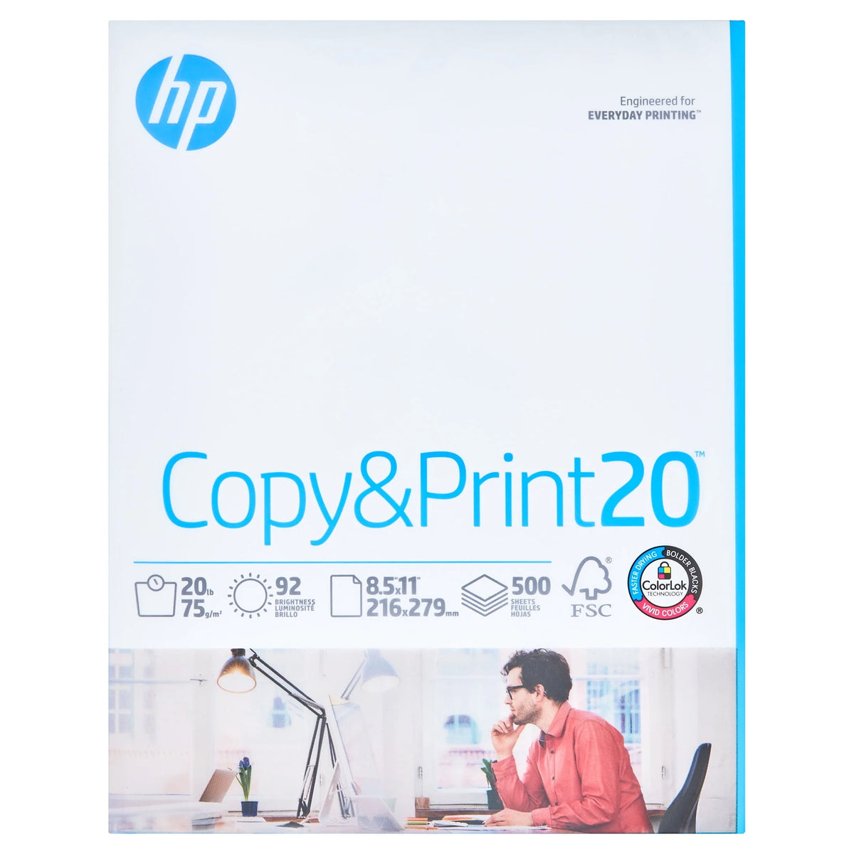 20lb 8.5 x 11 500 Sheets Copy Paper U210247