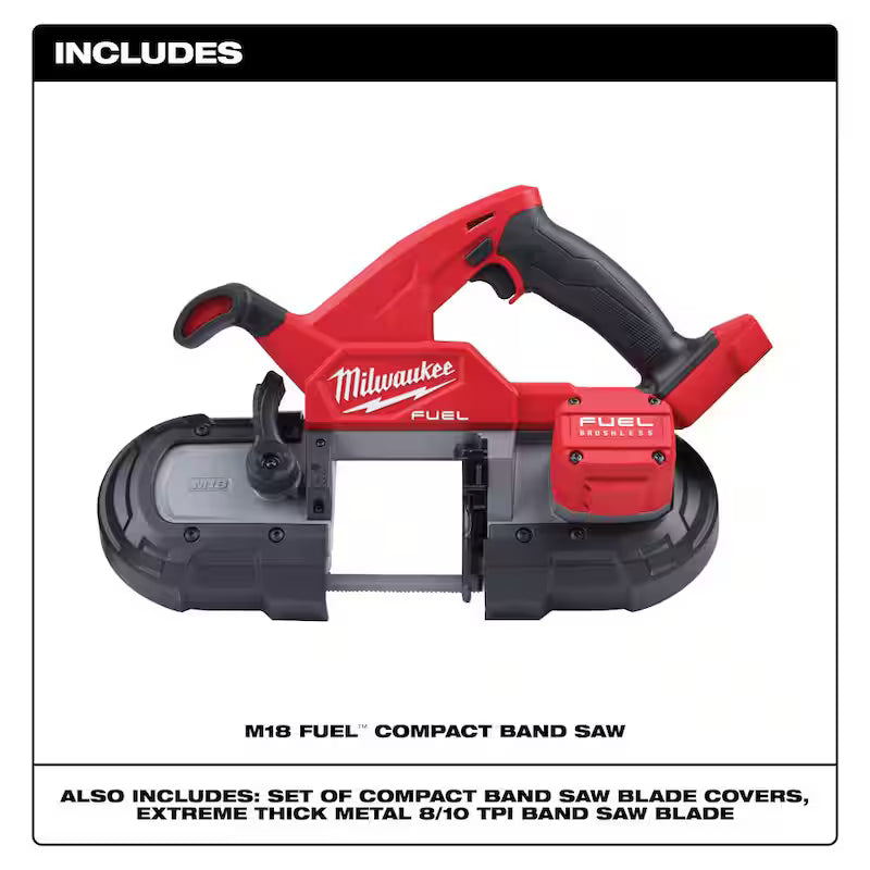 18-V Lithium-Ion Brushless Cordless Compact Bandsaw with Hammer Drill/Driver X9460