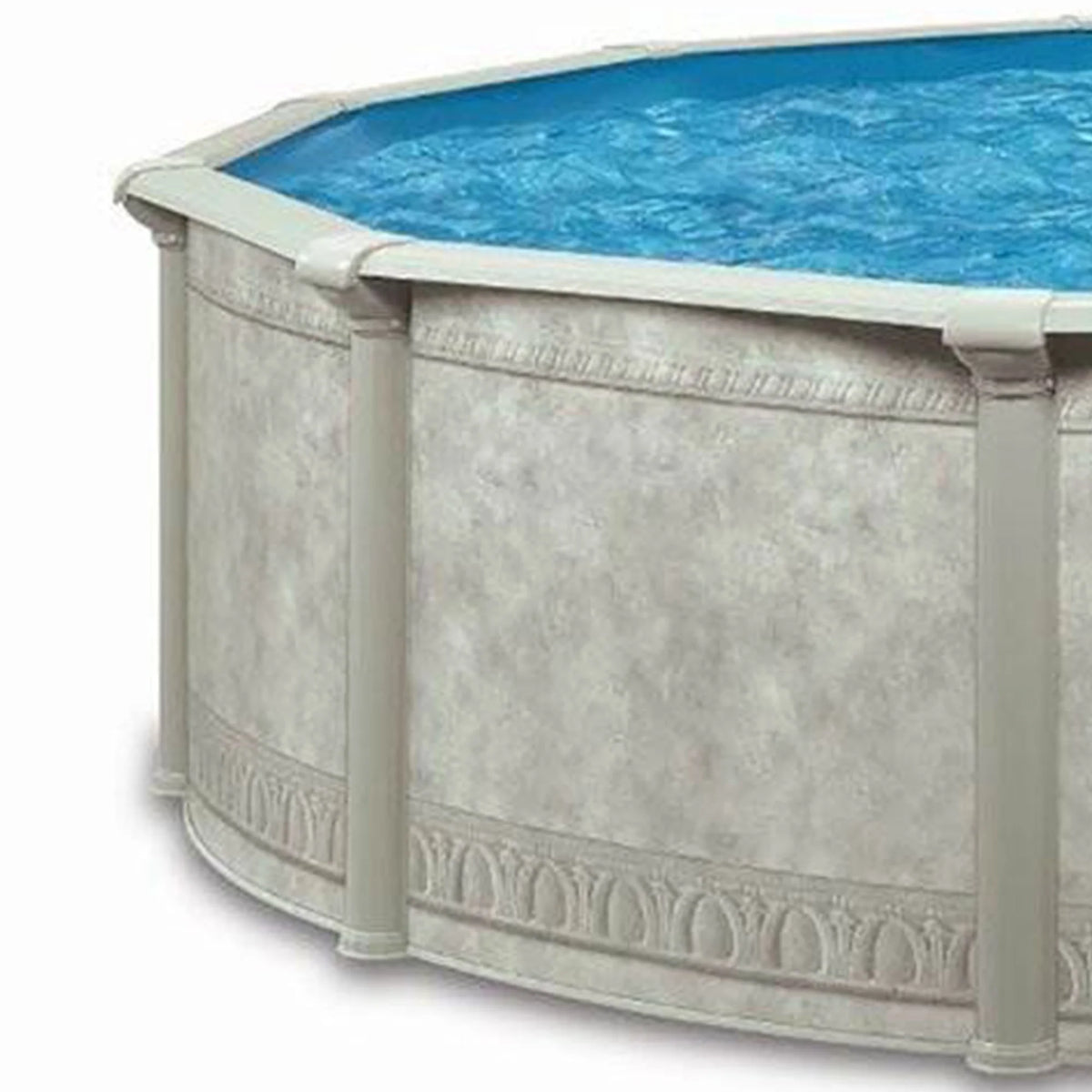 Khaki Round Above Ground Swimming Pool O604
