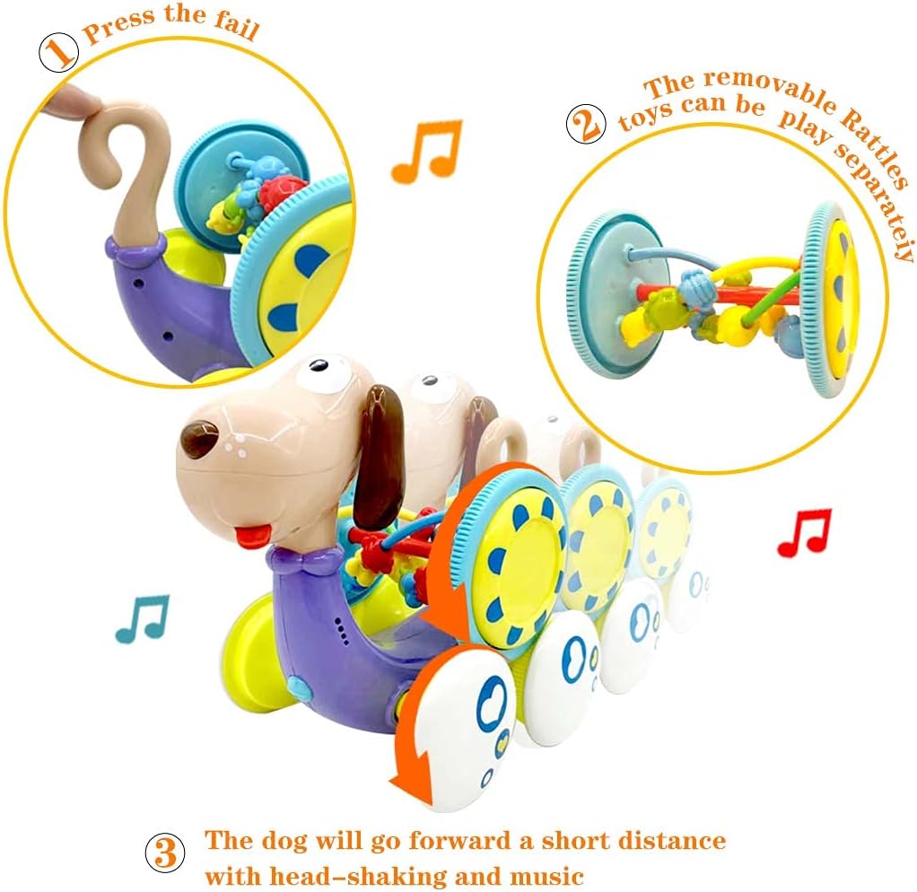 Kids Walking Singing Puppy Dog Toy, Pack of 2 T81746