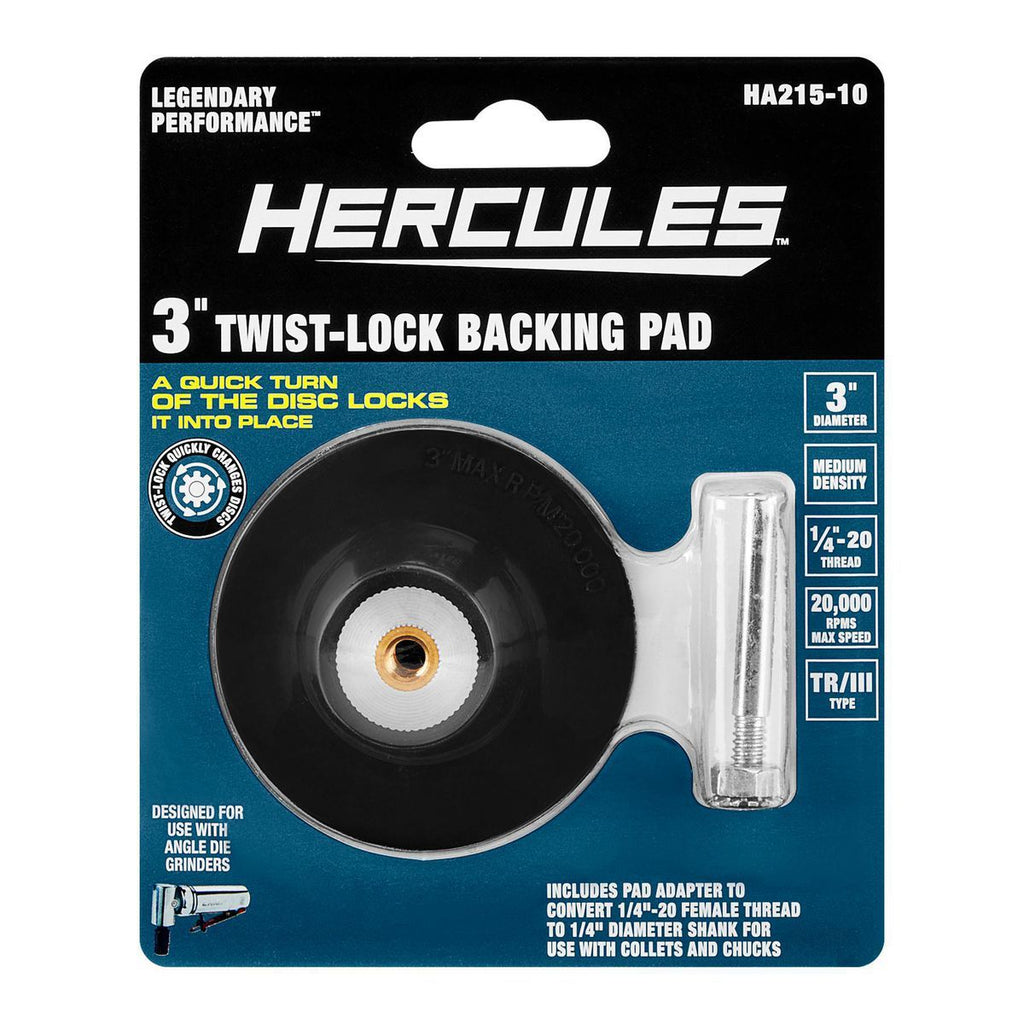3 in. Twist Lock Backing Pad R1512