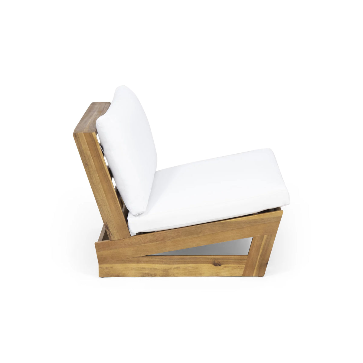Acacia Wood Club Chair with Cushions C332