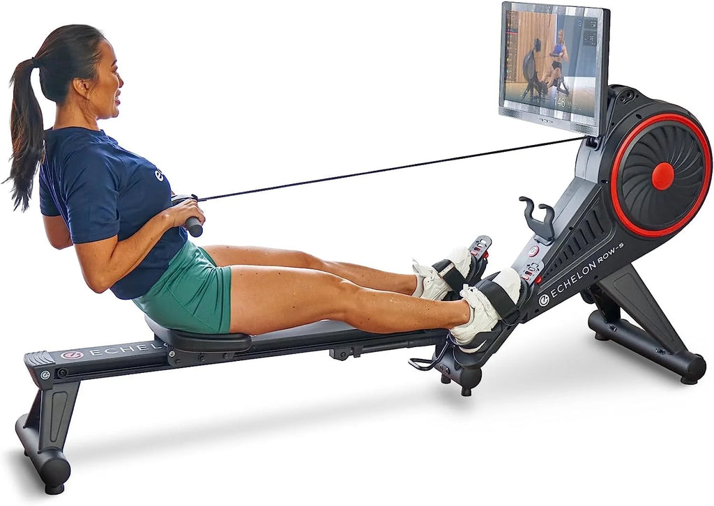 Smart Rowing Machine with 22 HD Rotating Touchscreen S15299