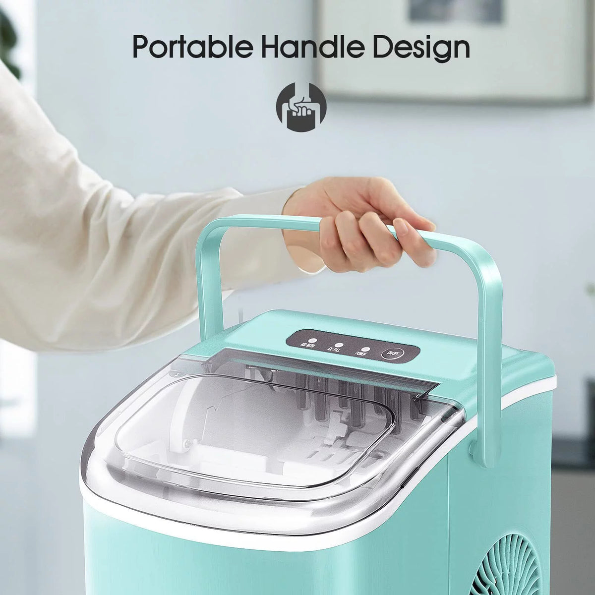 Countertop Nugget Ice Maker 26lbs Per Day with Ice Scoop M590