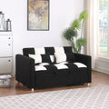 45 x 68 Small Convertible Loveseat Sleeper Sofa Bed with 2 Pillows A42994
