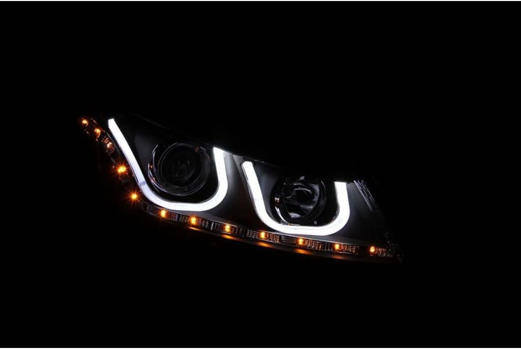 Projector Headlights with U-Bar Black P8589