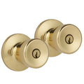 Keyed Entry Stainless Steel Tulip Doorknob Twin Pack Y244641