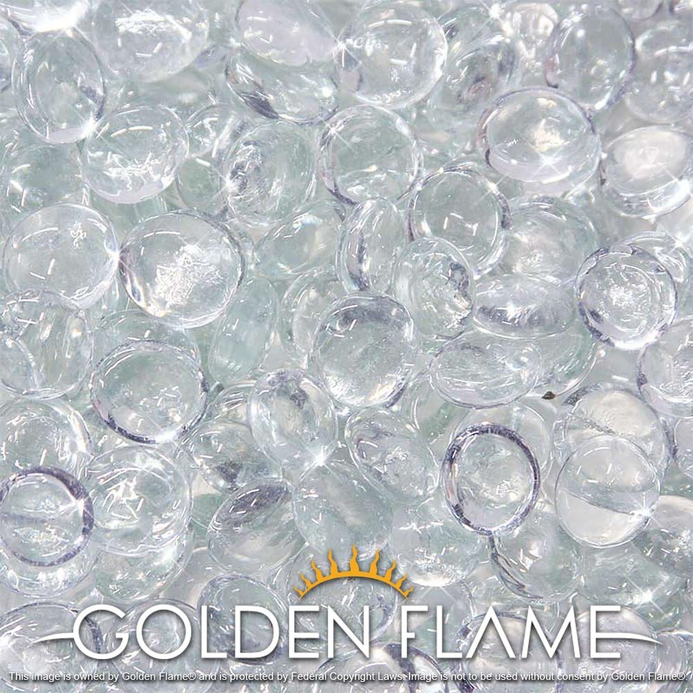 10-Pound Caribbean Blue Fire Glass E7600