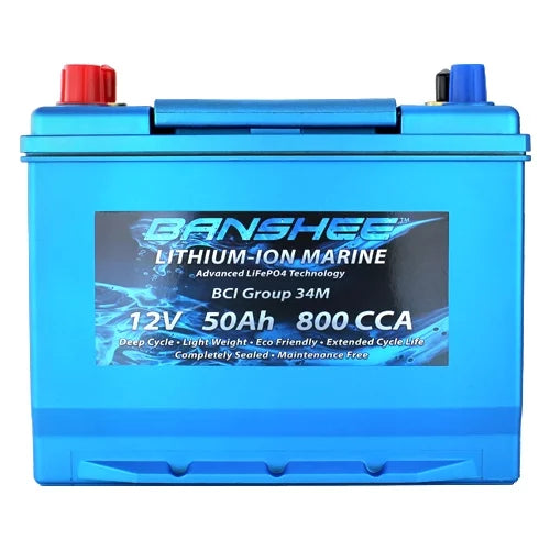 Lithium Deep Cycle Marine Battery Group 34 P2237