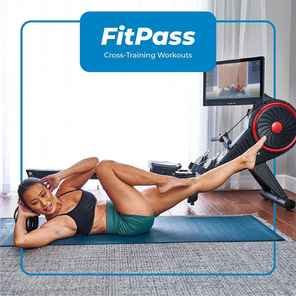 Smart Rowing Machine with 22 HD Rotating Touchscreen S15299
