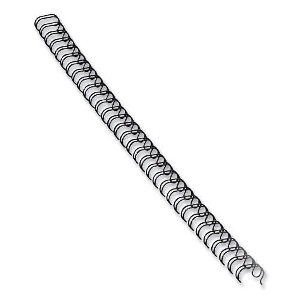 Black Wire Bindings, 9/16" Diameter, 130 Sheet Capacity, 25/pack, Bundle of 5 Packs J776