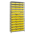 Yellow 36 Bins Shelving Storage System I493065