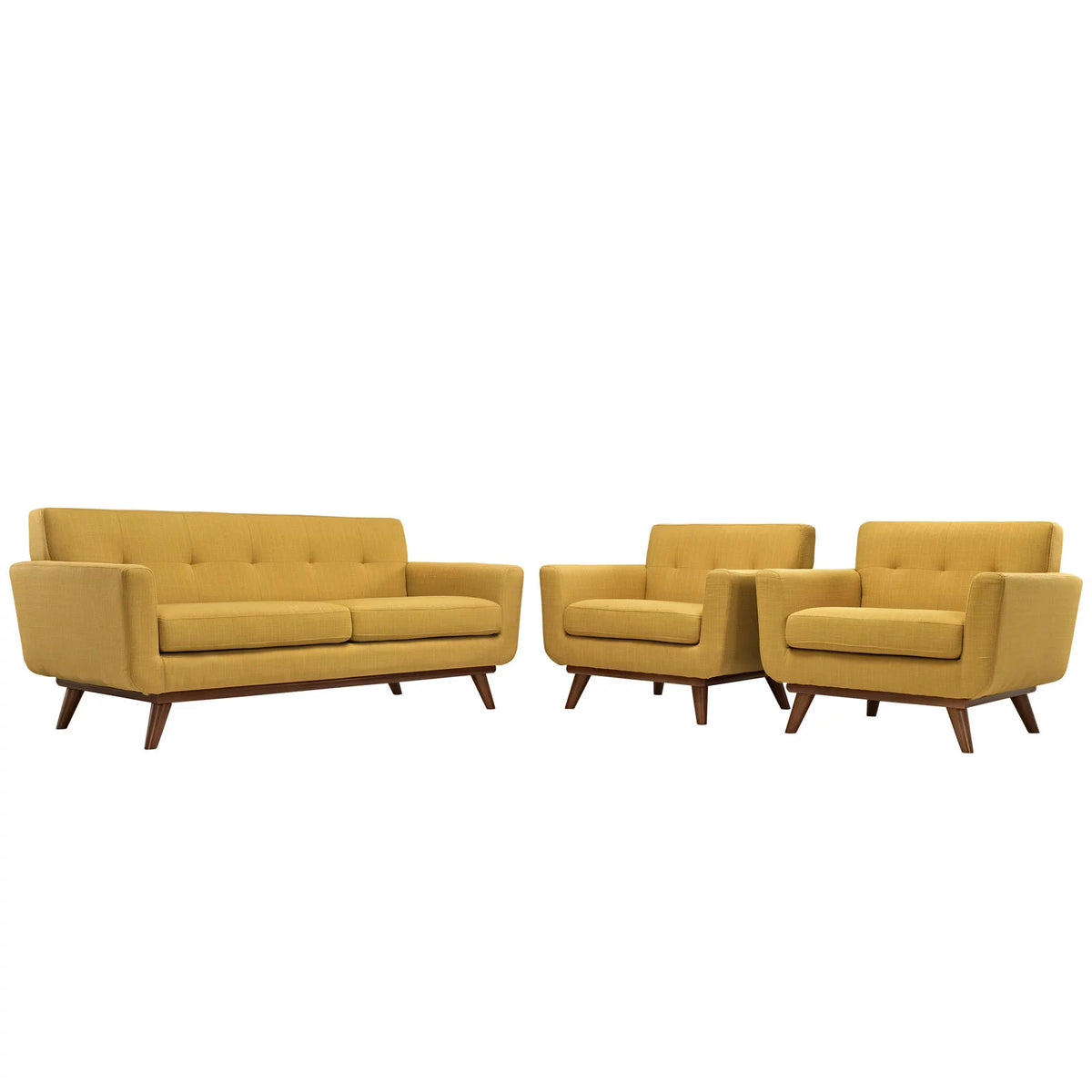 Citrus Armchairs and Loveseat Set of 3 W790