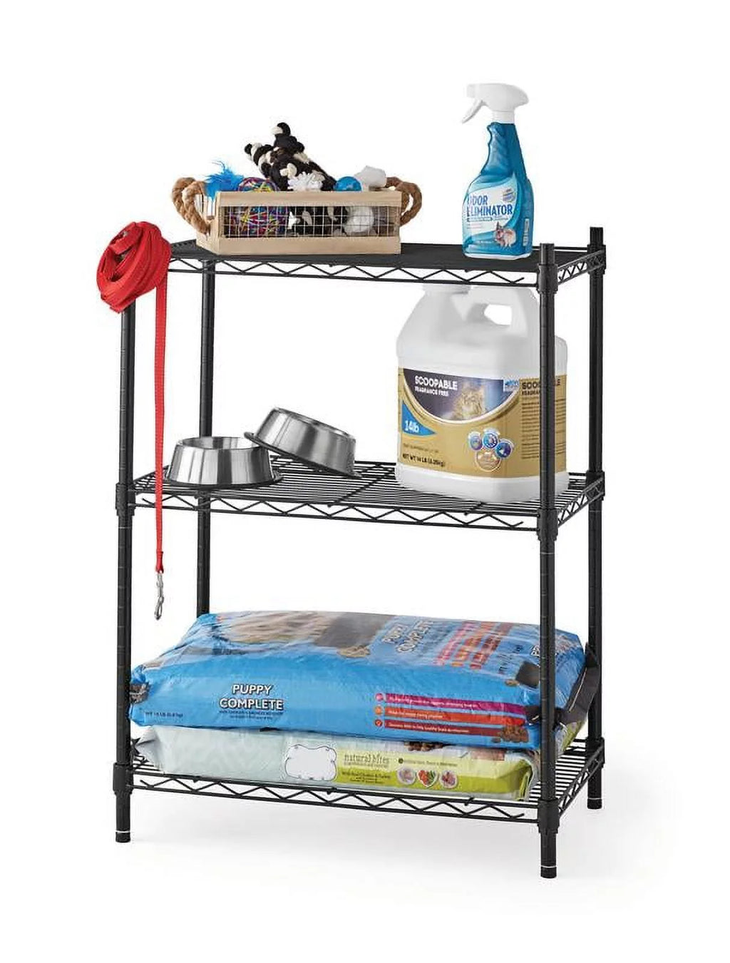 Chrome Wire 3-Tier 750lb Capacity W151554
